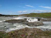 Urridafoss - der Forellenwasserfall