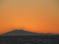 Sonnenuntergang auf Walbeobachtungstour