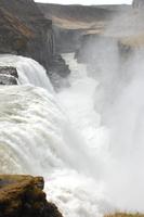 Blick auf den Wasserfall Gulfoss