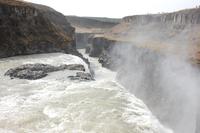 Ein weiterer Blick auf den Wasserfall Gulfoss
