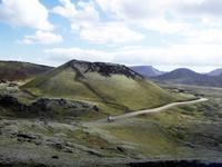 Vulkanlandschaft auf dem Weg nach Landmannalaugar