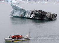 Bootsfahrt auf Gletscherlagune Jökulsárlón