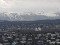 Blick auf die Umgebung von Reykjavík