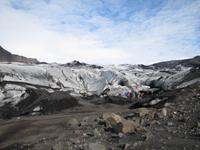 Am Gletscher Sólheimajökull