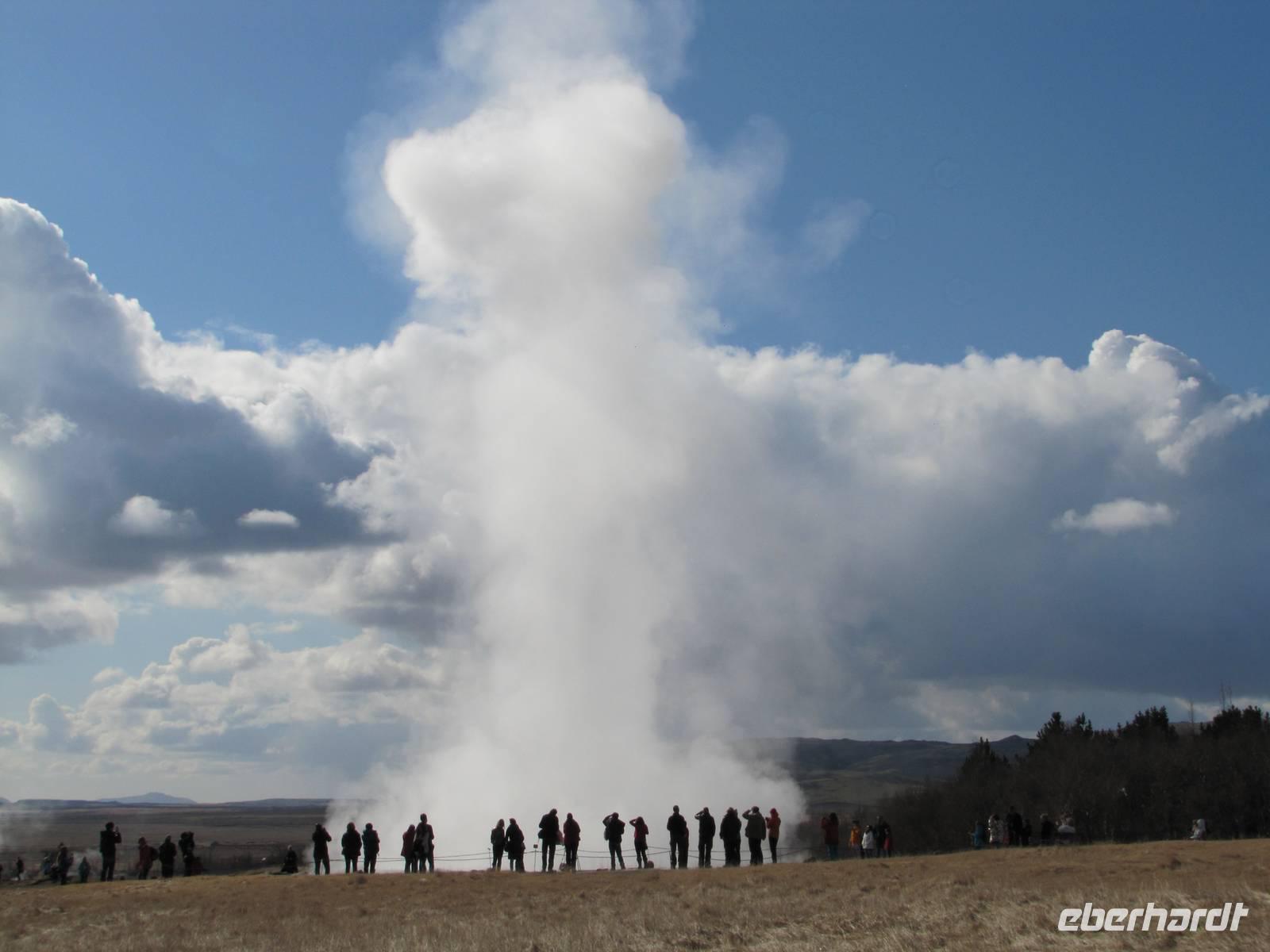 Geysire in Südisland