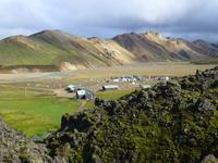 Wandercamp im Hochland Landmannalaugar