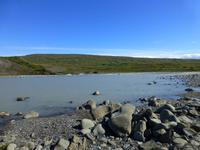 Unser Rafting-Fluss Hvita in Süd-Island