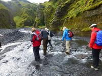 Bachüberquerung im Hochland Thorsmörk