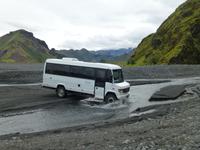 Unser 4x4 Geländebus in Thorsmörk