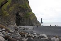 An der Küste bei Vik - Basaltsäulen