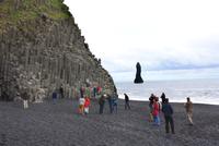 An der Küste bei Vik - Basaltsäulen