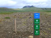 Am Aussichtspunkt im Skaftafell-Nationalpark