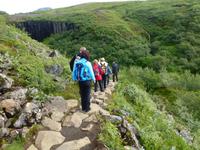 Wanderung zum Svartifoss im Skaftafell-Nationalpark