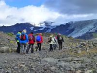 Auf zum Gletscher Falljökull bei Skaftafell