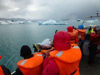 Bootsfahrt auf der Gletscherlagune Jökulsarlon