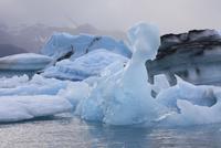 Eisberge auf der Gletscherlagune Jökulsarlon