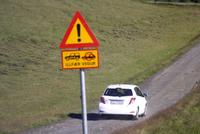 Schotterpiste zum Vulkan Laki - nur Geländefahrzeuge erlaubt