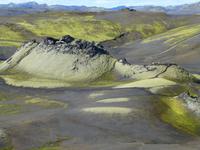 Wanderung auf den Laki - Blick auf die Kraterreihe