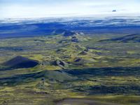 Wanderung auf den Laki - Blick auf die Kraterreihe