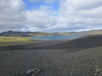 Kratersee im Hochland an der Laki-Kraterreihe