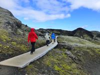 Wanderung zum Kratersee Tjarnargigur an der Laki-Kraterreihe