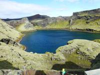 Kratersee Tjarnargigur an der Laki-Kraterreihe