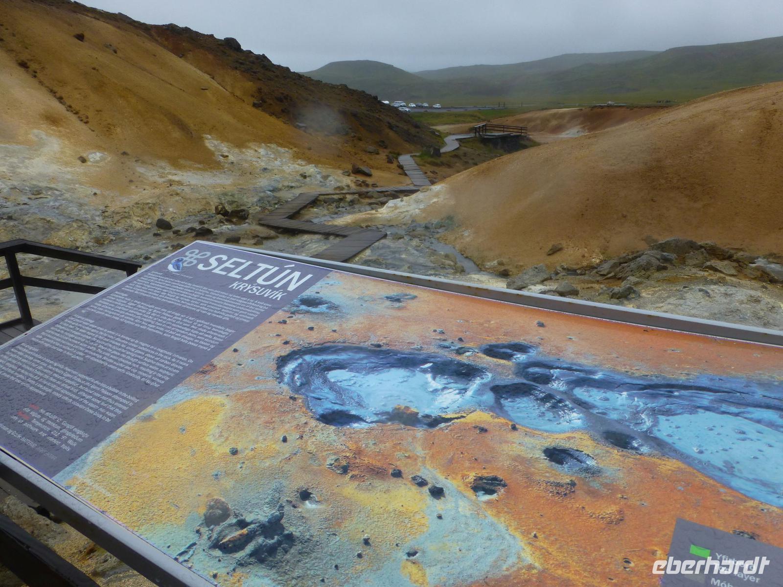 Geothermalgebiet Krysuvik auf der Halbinsel Reykjanes