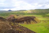 Island – Blick vom Krater Grabrok