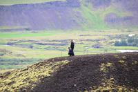 Island Krater Grabrok - Reisegäste