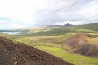 Island – Blick vom Krater Grabrok