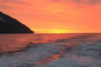 Island - Blick auf den Eyjafjördur - Sonnenuntergang