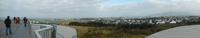 Panoramabild von Reykjavik.