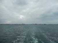 Wirklich viele Wale sahen wir leider nicht, aber dafür ein großartiges Panorama von Reykjavik.