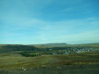 Auf dem Weg nach Reykjavik sahen wir das Städtchen Hveragerdi noch einmal sehr schön von oben.