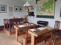 Neben Wohnhäusern gab es auch weitere Gebäude zu bestaunen, wie zum Beispiel dieses Modell einer alten Schule.