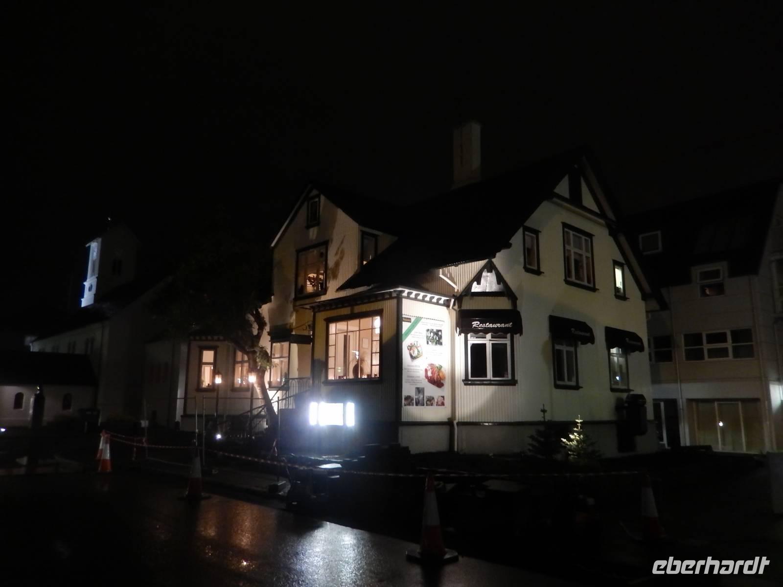 Im Restaurant Skolabru hatten wir einen schönen Abend mit leckerem Essen.