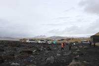 Schwarzer Strand an der Südküste