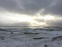 Auf der Fahrt zum Thingvellir Nationalpark
