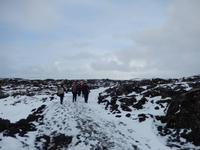 Spaziergang zur Blauen Lagune