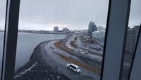 Island, Reykjavik, Blick aus dem Konzerthaus Harpa