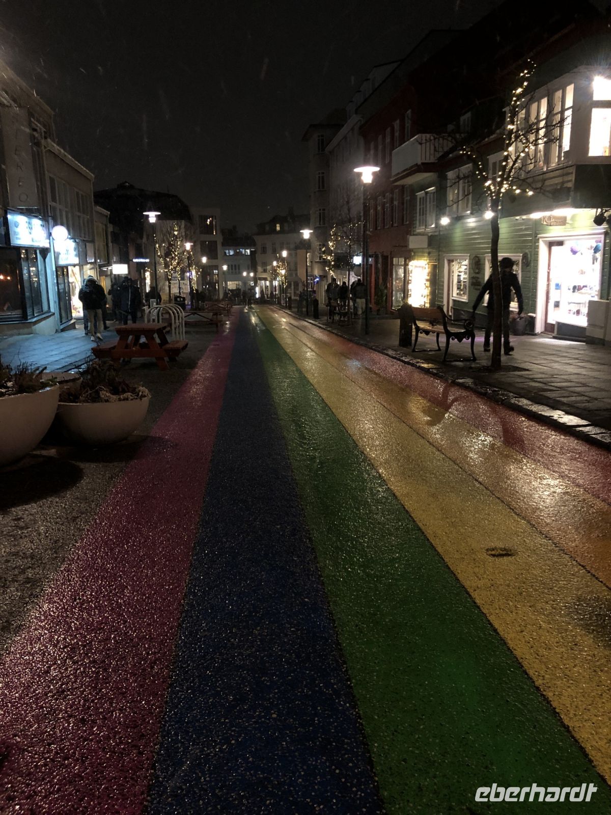 Regenbogenstraße in Reykjavik