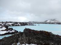 vor der Blauen Lagune