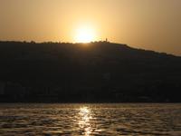 Sonnenuntergang über Tiberias