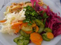 Mittagessen im Fischrestaurant KFAR NAHUM Kapernaum