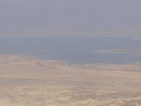 Blick von Masada auf das Tote Meer