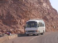 Sinai - ... unser ägyptischer Reisebus ...