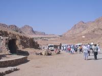 Sinai - ... auf dem Weg zum Katharinenkloster ...