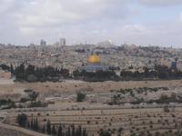 Blick vom Ölberg auf Jerusalem
