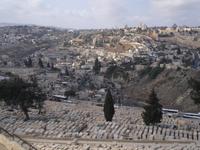 Blick vom Ölberg auf Jerusalem