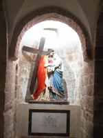 Spaziergang auf der Via Dolorosa (Straße der Schmerzen)